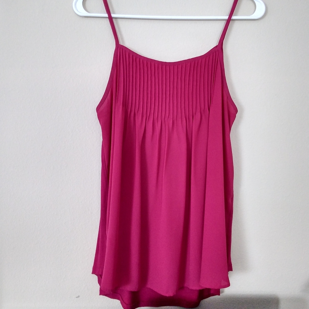 LOFT OUTLET Pink Tank Top